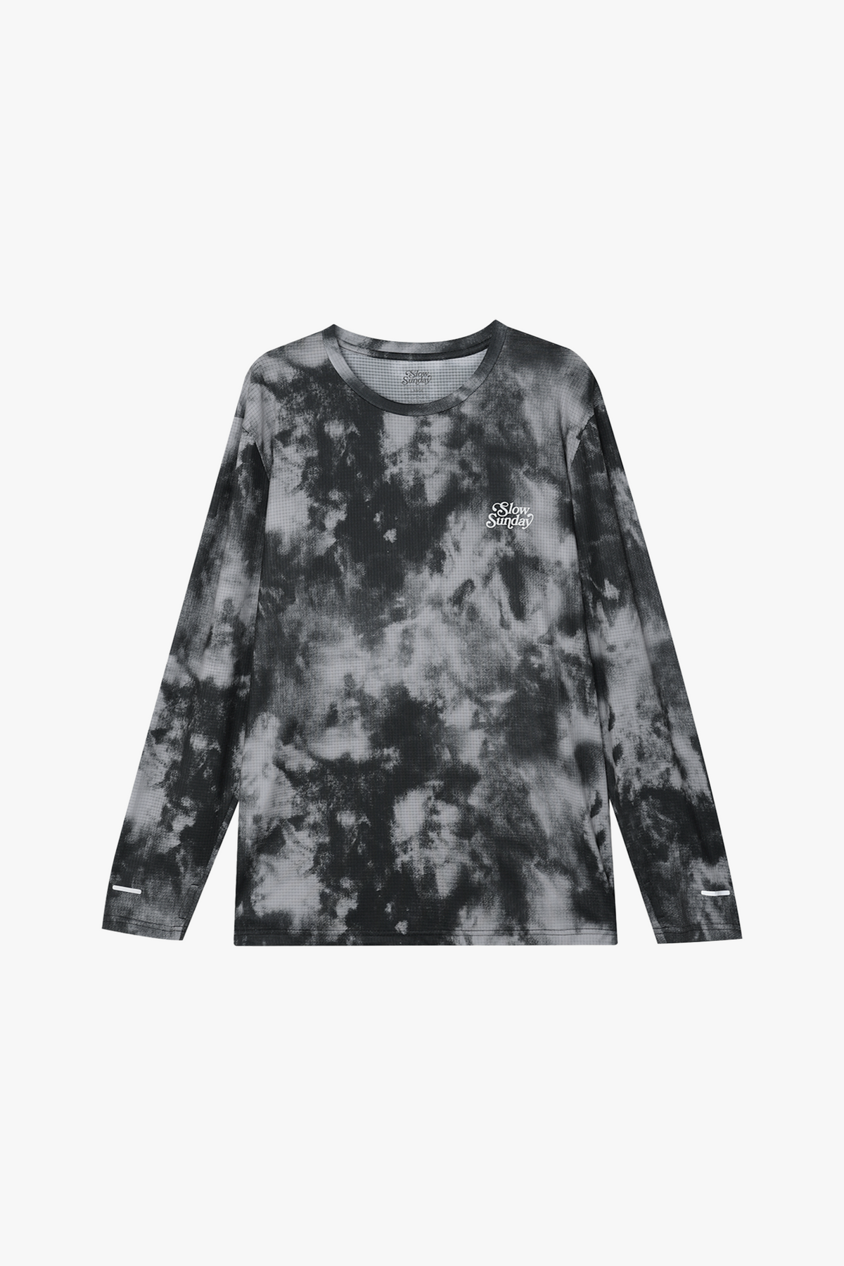 Warmer Long-Sleeved Shirt -Tie dye Black