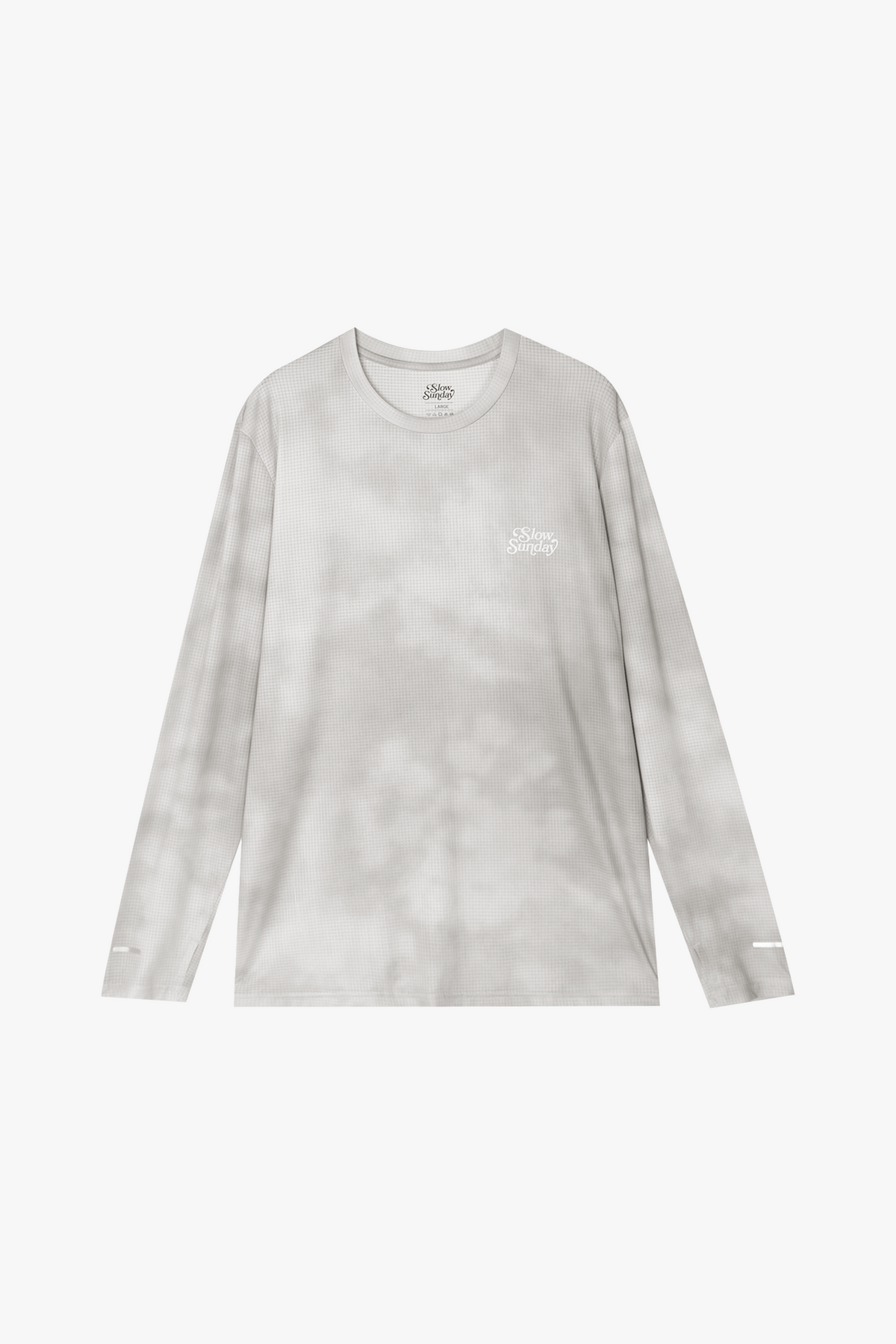 Warmer Long-Sleeved Shirt -Tie dye Warm Gray