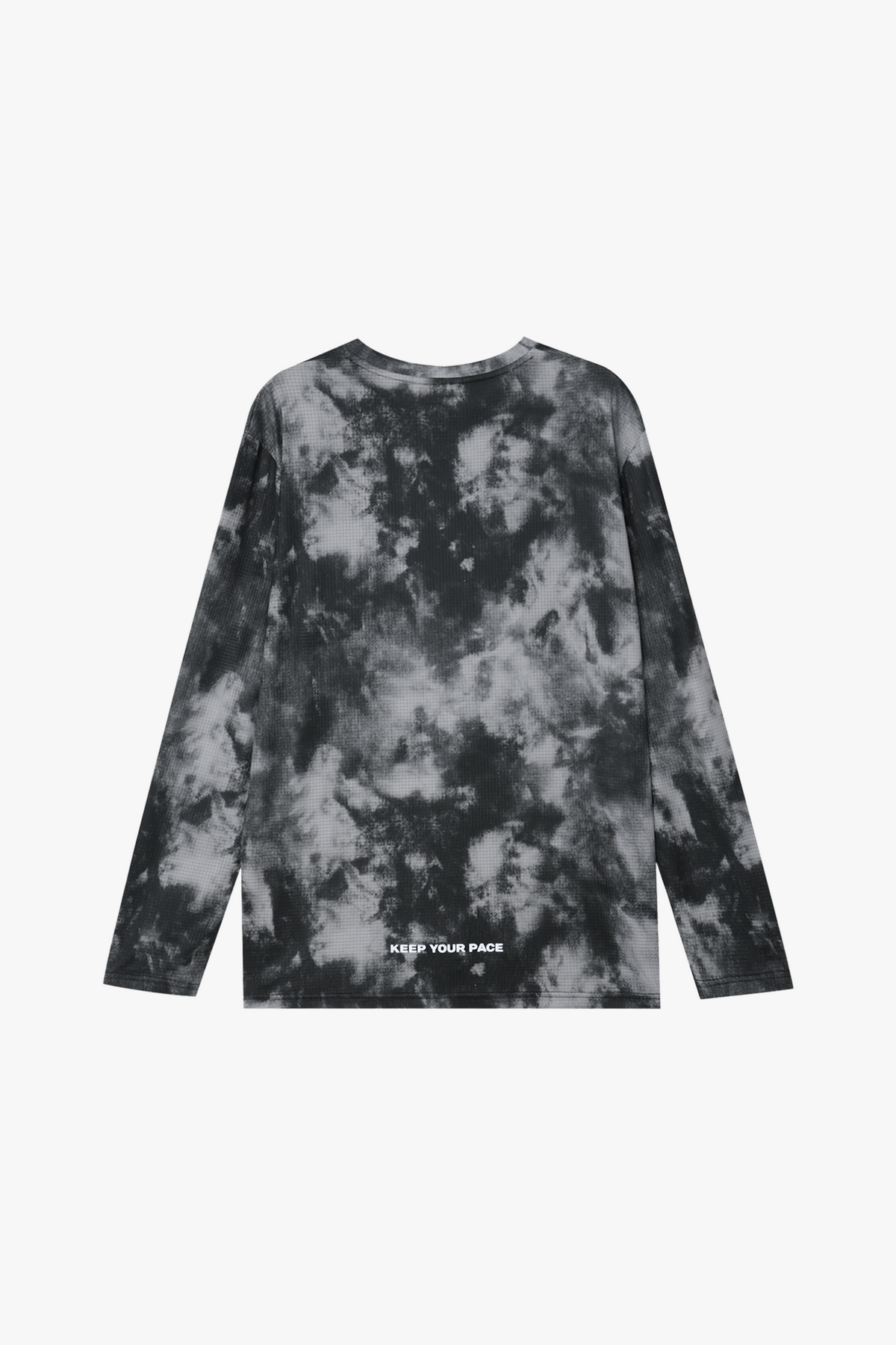 Warmer Long-Sleeved Shirt -Tie dye Black