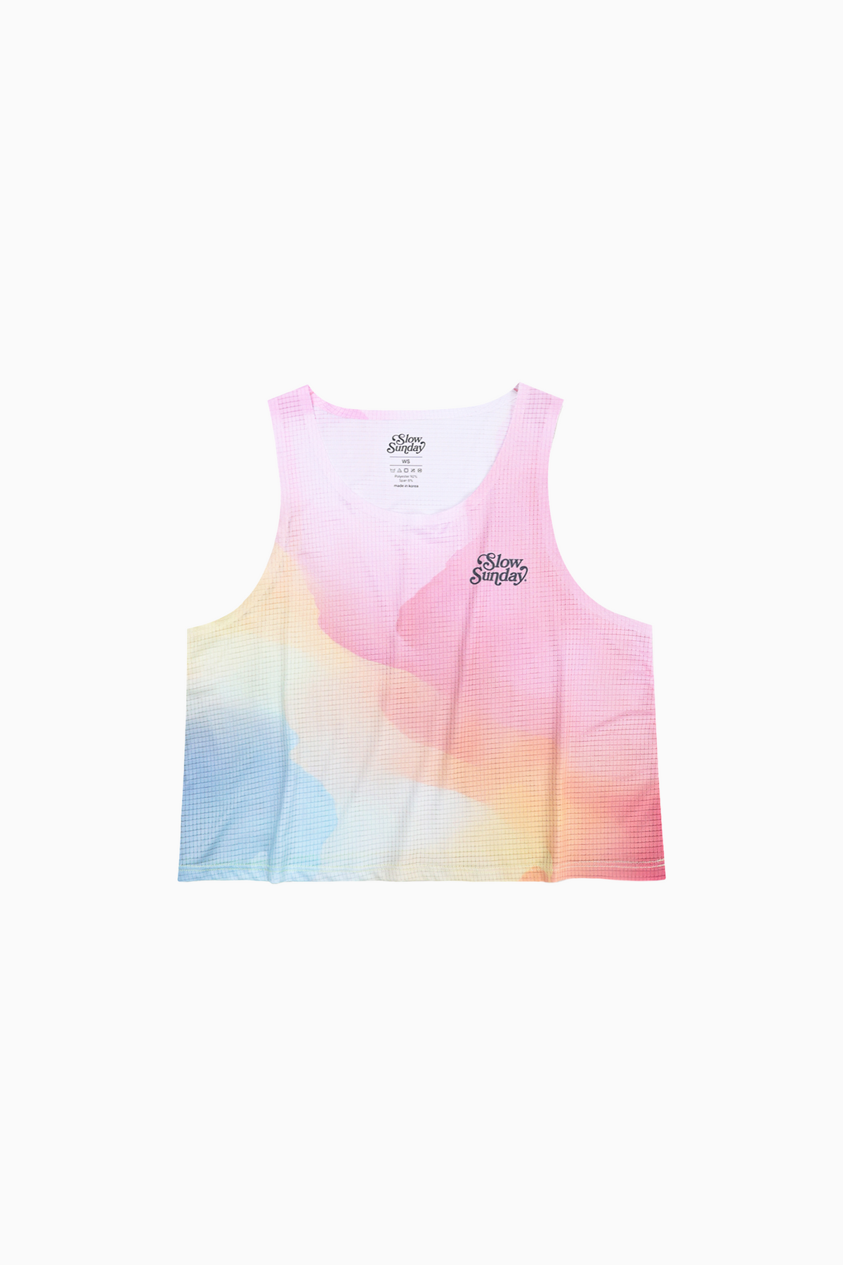 Crop Singlet - Candy Floss
