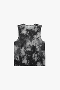 Sleeveless - Tie Dye Black