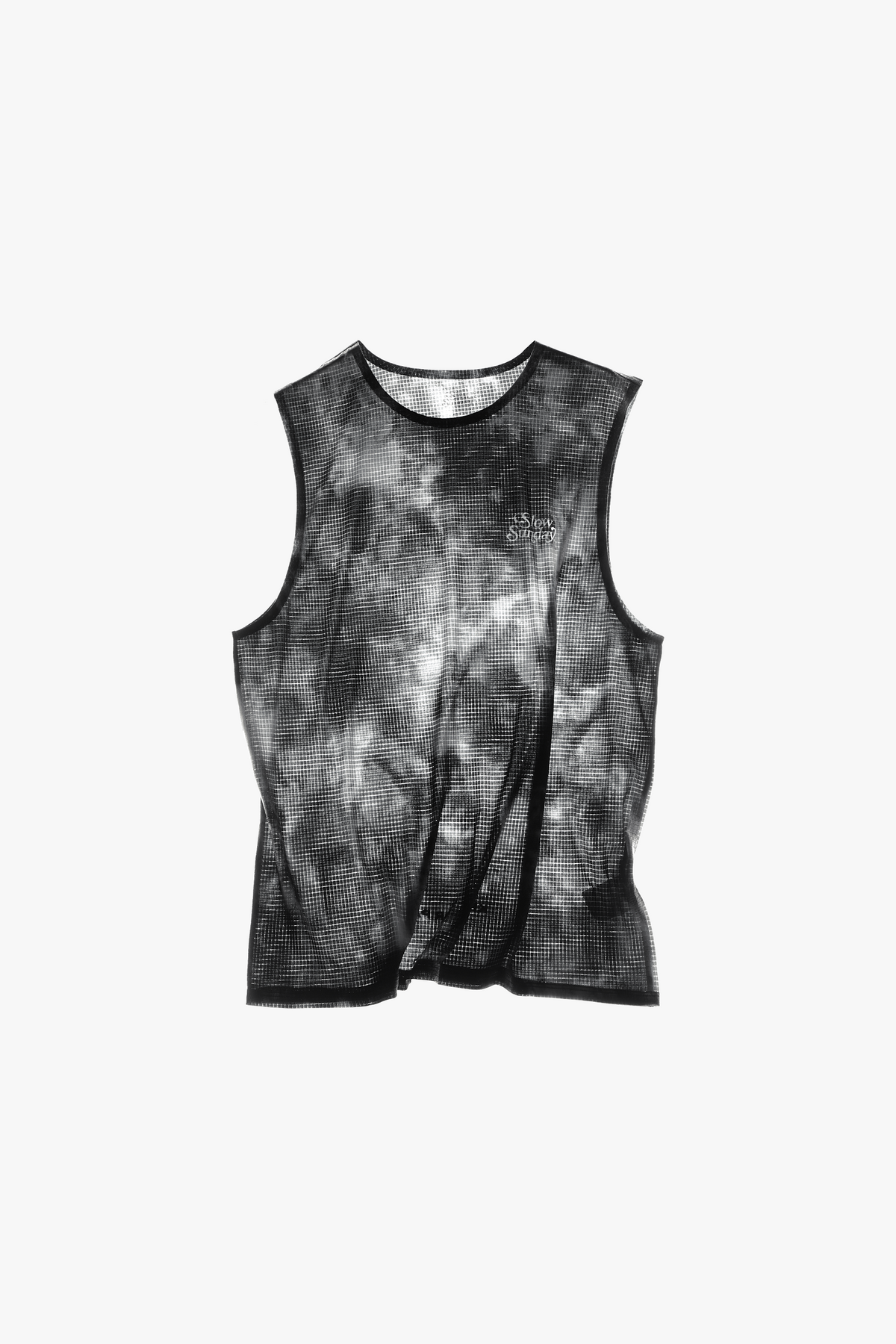 Sleeveless - Tie Dye Black