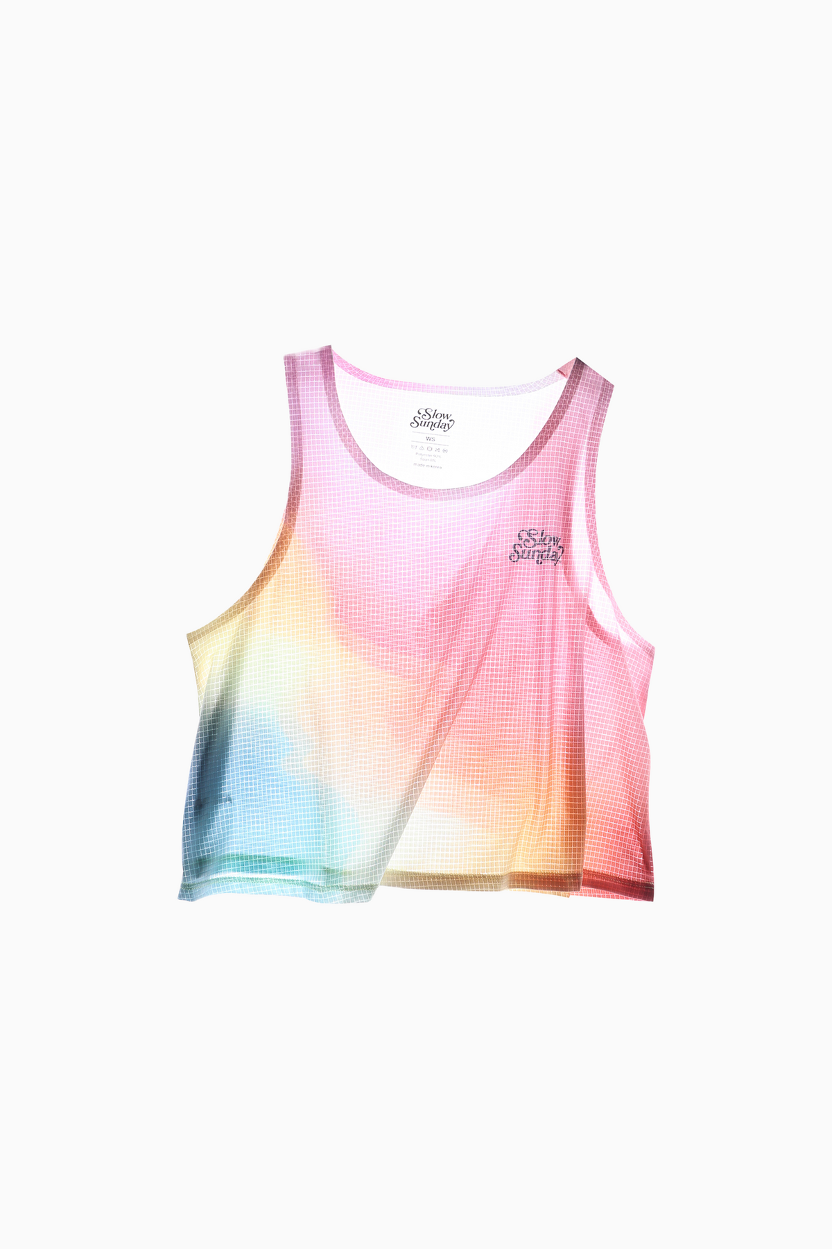 Crop Singlet - Candy Floss