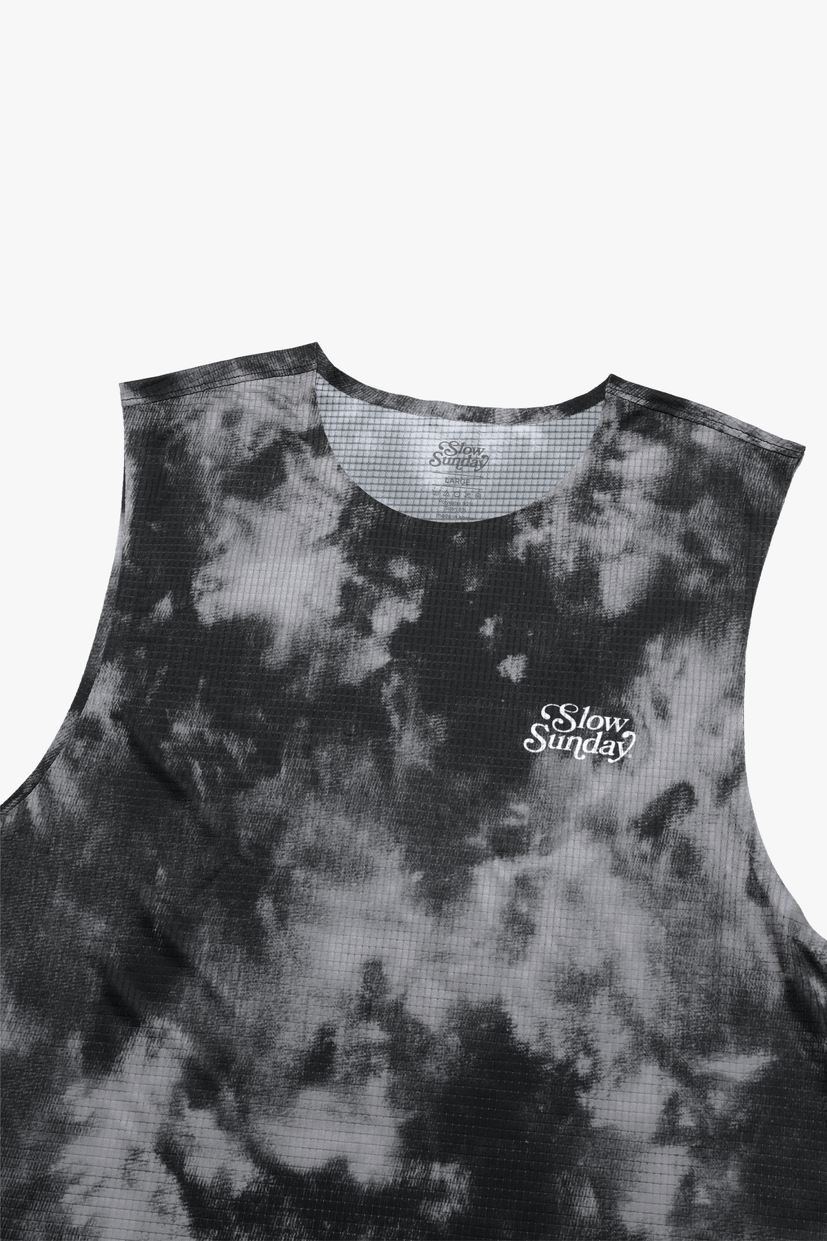 Sleeveless - Tie Dye Black