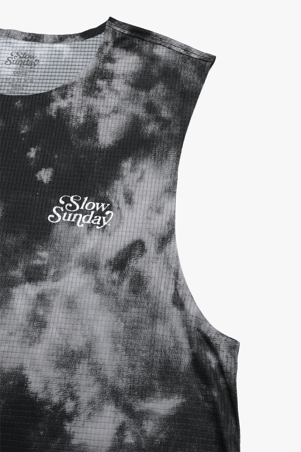 Sleeveless - Tie Dye Black